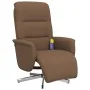 Sillón reclinable de masaje con reposapiés tela marrón | Foru.es | Tu tienda online para hogar, jardín y más Foro24.es