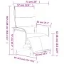 Sillón reclinable de masaje con reposapiés tela marrón | Foru.es | Tu tienda online para hogar, jardín y más Foro24.es