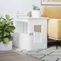 Jaula para perros madera de ingeniería blanco 45x62x59 cm de , Casetas para perros - Ref: Foro24-838309, Precio: 75,17 €, Des...