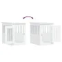 Jaula para perros madera de ingeniería blanco 45x62x59 cm de , Casetas para perros - Ref: Foro24-838309, Precio: 75,17 €, Des...