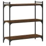 Librería 3 estantes madera ingeniería roble marrón 80x30x86 cm | Foru.es | Tu tienda online para hogar, jardín y más Foro24.es