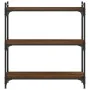 Librería 3 estantes madera ingeniería roble marrón 80x30x86 cm | Foru.es | Tu tienda online para hogar, jardín y más Foro24.es