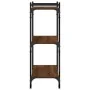 Librería 3 estantes madera ingeniería roble marrón 80x30x86 cm | Foru.es | Tu tienda online para hogar, jardín y más Foro24.es