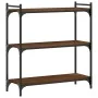 Librería 3 estantes madera ingeniería roble marrón 80x30x86 cm | Foru.es | Tu tienda online para hogar, jardín y más Foro24.es