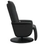 Sillón reclinable masaje con reposapiés cuero sintético negro de , Sillones - Ref: Foro24-356517, Precio: 255,75 €, Descuento...
