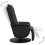 Sillón reclinable masaje con reposapiés cuero sintético negro de , Sillones - Ref: Foro24-356517, Precio: 255,75 €, Descuento...