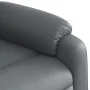 Sillón reclinable eléctrico de cuero sintético gris | Foru.es | Tu tienda online para hogar, jardín y más Foro24.es
