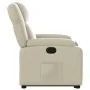 Sillón reclinable elevable cuero artificial color crema | Foru.es | Tu tienda online para hogar, jardín y más Foro24.es