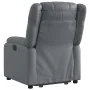 Sillón reclinable elevable cuero artificial gris | Foru.es | Tu tienda online para hogar, jardín y más Foro24.es