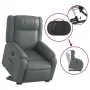 Sillón reclinable elevable cuero artificial gris | Foru.es | Tu tienda online para hogar, jardín y más Foro24.es