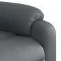 Sillón reclinable elevable cuero artificial gris | Foru.es | Tu tienda online para hogar, jardín y más Foro24.es