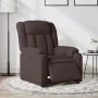 Sillón reclinable eléctrico tela marrón oscuro | Foru.es | Tu tienda online para hogar, jardín y más Foro24.es