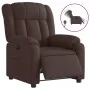 Sillón reclinable eléctrico tela marrón oscuro | Foru.es | Tu tienda online para hogar, jardín y más Foro24.es