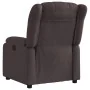 Sillón reclinable eléctrico tela marrón oscuro | Foru.es | Tu tienda online para hogar, jardín y más Foro24.es