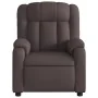 Sillón reclinable eléctrico tela marrón oscuro | Foru.es | Tu tienda online para hogar, jardín y más Foro24.es