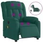 Sillón reclinable de masaje eléctrico tela verde oscuro | Foru.es | Tu tienda online para hogar, jardín y más Foro24.es