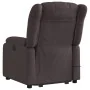 Silla de masaje reclinable de pie de tela marrón oscuro | Foru.es | Tu tienda online para hogar, jardín y más Foro24.es