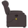 Silla de masaje reclinable de pie de tela marrón oscuro | Foru.es | Tu tienda online para hogar, jardín y más Foro24.es