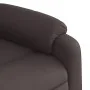 Silla de masaje reclinable de pie de tela marrón oscuro | Foru.es | Tu tienda online para hogar, jardín y más Foro24.es