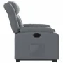 Sillón reclinable elevable eléctrico de cuero sintético gris de , Sillones - Ref: Foro24-3205281, Precio: 338,23 €, Descuento...