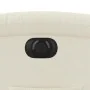 Sillón reclinable eléctrico de terciopelo blanco crema de , Sillones - Ref: Foro24-3204287, Precio: 270,27 €, Descuento: -5%%