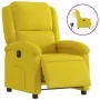 Sillón reclinable eléctrico de terciopelo amarillo de , Sillones - Ref: Foro24-3204285, Precio: 247,05 €, Descuento: -5%%