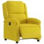 Sillón reclinable eléctrico de terciopelo amarillo de , Sillones - Ref: Foro24-3204285, Precio: 247,05 €, Descuento: -5%%