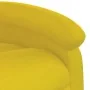 Sillón reclinable eléctrico de terciopelo amarillo de , Sillones - Ref: Foro24-3204285, Precio: 247,05 €, Descuento: -5%%