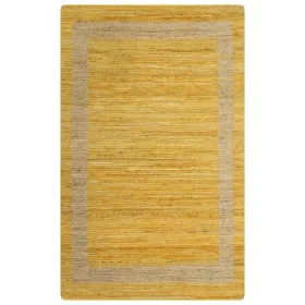 Comprar Alfombra de yute tejida a mano amarillo