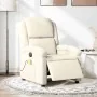Sillón reclinable de masaje eléctrico terciopelo color crema de , Sillones - Ref: Foro24-3204298, Precio: 302,08 €, Descuento...