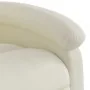 Sillón reclinable de masaje eléctrico terciopelo color crema de , Sillones - Ref: Foro24-3204298, Precio: 302,08 €, Descuento...