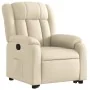Sillón reclinable elevable de tela color crema | Foru.es | Tu tienda online para hogar, jardín y más Foro24.es