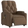 Sillón reclinable de masaje eléctrico tela marrón de , Sillones - Ref: Foro24-3204702, Precio: 294,08 €, Descuento: -5%%
