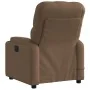 Sillón reclinable de masaje eléctrico tela marrón de , Sillones - Ref: Foro24-3204702, Precio: 294,08 €, Descuento: -5%%