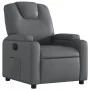 Sillón reclinable eléctrico de cuero sintético gris | Foru.es | Tu tienda online para hogar, jardín y más Foro24.es