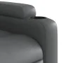 Sillón reclinable eléctrico de cuero sintético gris | Foru.es | Tu tienda online para hogar, jardín y más Foro24.es