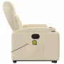 Silla de masaje reclinable de pie de tela color crema de , Sillones - Ref: Foro24-3204503, Precio: 358,06 €, Descuento: -5%%
