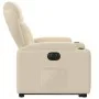 Sillón eléctrico reclinable elevable de tela color crema de , Sillones - Ref: Foro24-3204515, Precio: 345,76 €, Descuento: -5%%