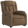 Sillón eléctrico reclinable elevable de tela marrón | Foru.es | Tu tienda online para hogar, jardín y más Foro24.es