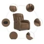 Sillón eléctrico reclinable elevable de tela marrón | Foru.es | Tu tienda online para hogar, jardín y más Foro24.es
