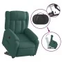 Sillón eléctrico reclinable elevable de tela verde oscuro | Foru.es | Tu tienda online para hogar, jardín y más Foro24.es