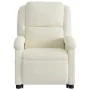 Sillón reclinable de masaje eléctrico elevable terciopelo crema de , Sillones - Ref: Foro24-3204342, Precio: 390,13 €, Descue...