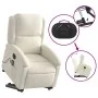 Sillón reclinable de masaje eléctrico elevable terciopelo crema de , Sillones - Ref: Foro24-3204342, Precio: 390,13 €, Descue...