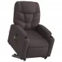 Silla de masaje reclinable de pie de tela marrón oscuro de , Sillones - Ref: Foro24-3204613, Precio: 298,51 €, Descuento: -5%%