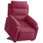Sillón de masaje reclinable elevable terciopelo rojo tinto | Foru.es | Tu tienda online para hogar, jardín y más Foro24.es