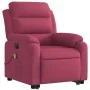 Sillón de masaje reclinable elevable terciopelo rojo tinto | Foru.es | Tu tienda online para hogar, jardín y más Foro24.es