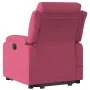 Sillón de masaje reclinable elevable terciopelo rojo tinto | Foru.es | Tu tienda online para hogar, jardín y más Foro24.es