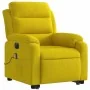 Sillón reclinable masaje eléctrico elevable terciopelo amarillo de , Sillones - Ref: Foro24-3205132, Precio: 361,63 €, Descue...