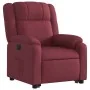 Sillón eléctrico reclinable elevable de tela rojo tinto | Foru.es | Tu tienda online para hogar, jardín y más Foro24.es