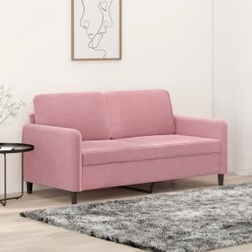 Sofá de 2 plazas terciopelo rosa 140 cm de , Sofás - Ref: Foro24-359445, Precio: 255,41 €, Descuento: -5%%